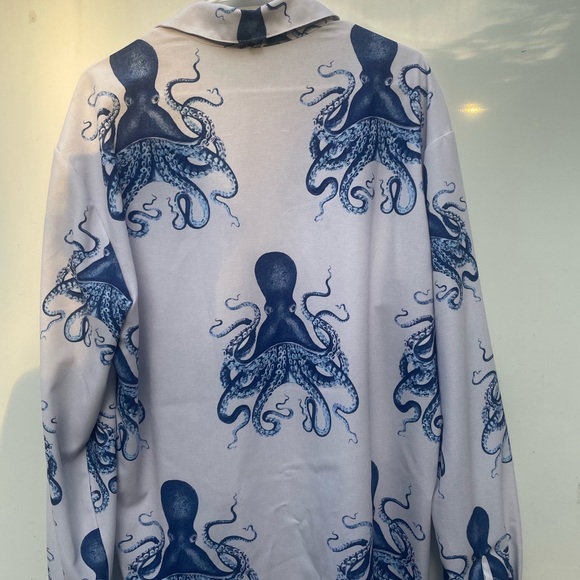 New steampunk octopus shirt - Halloween, goth - Picture 2 of 4